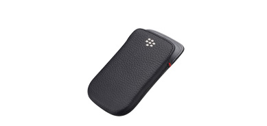 BlackBerry 9900 Leather Pocket Black